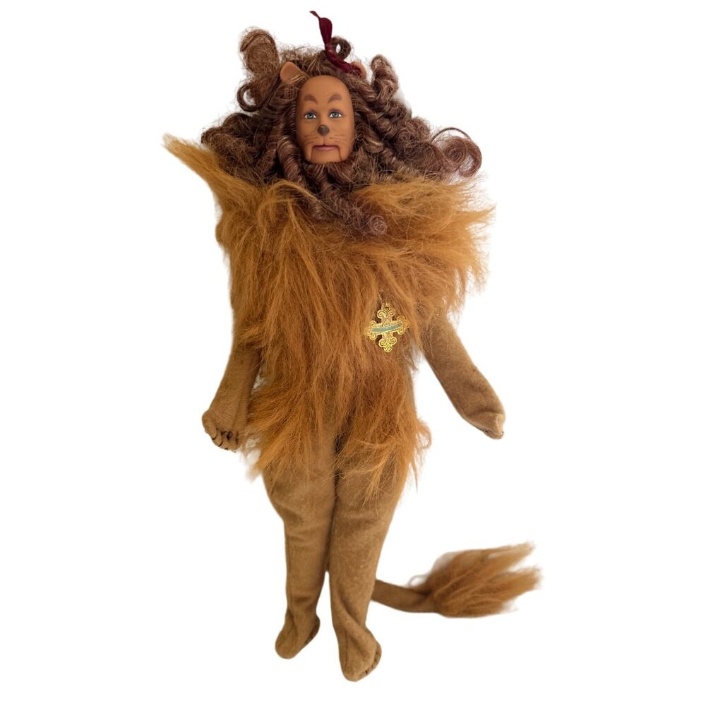 Vintage 1999 Mattel Wizard of Oz Bundle Of 2 Cowardly Lion, Tin Man Dolls  12 in